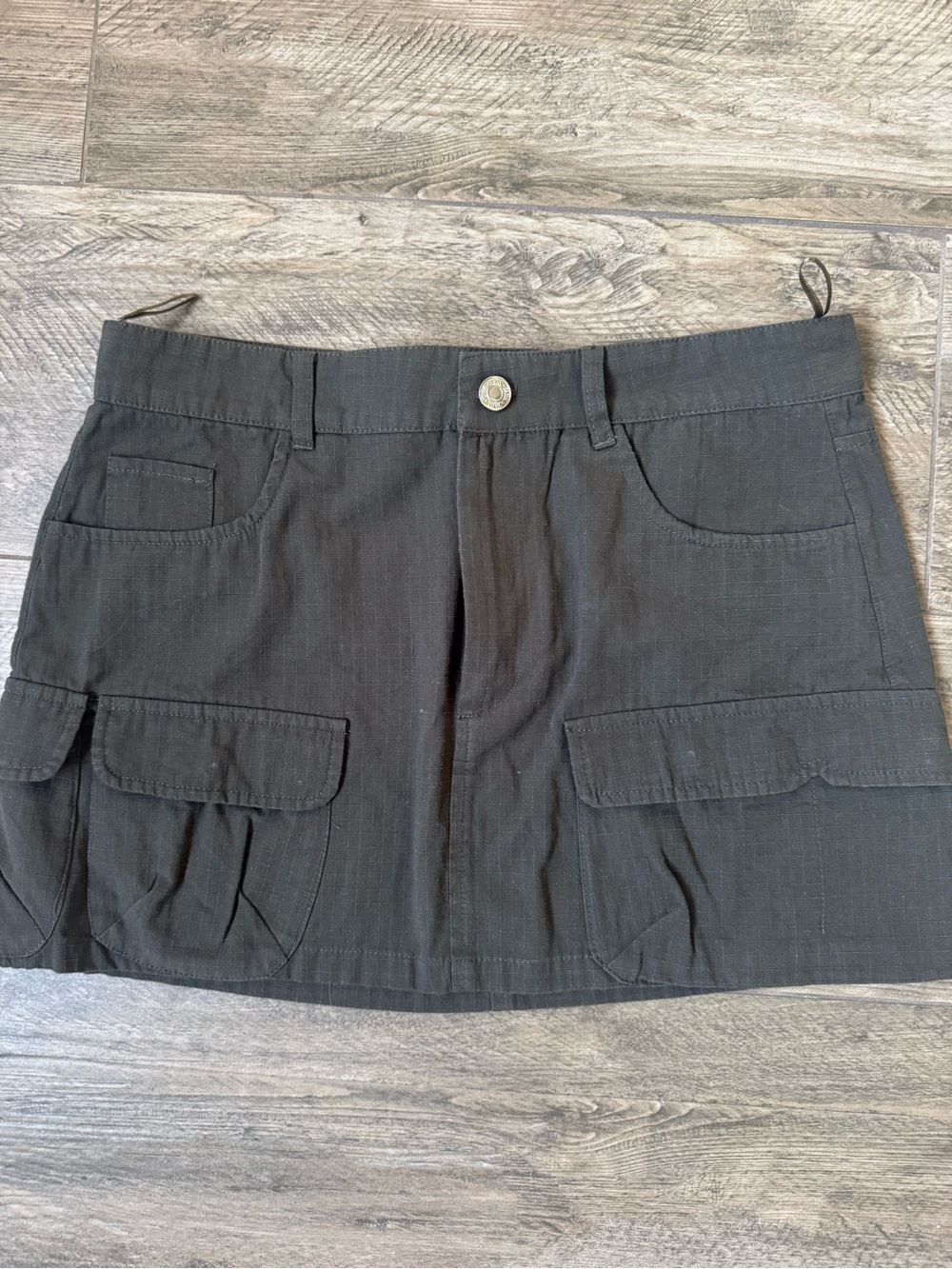 Zara Olive Green Utility Mini Skirt